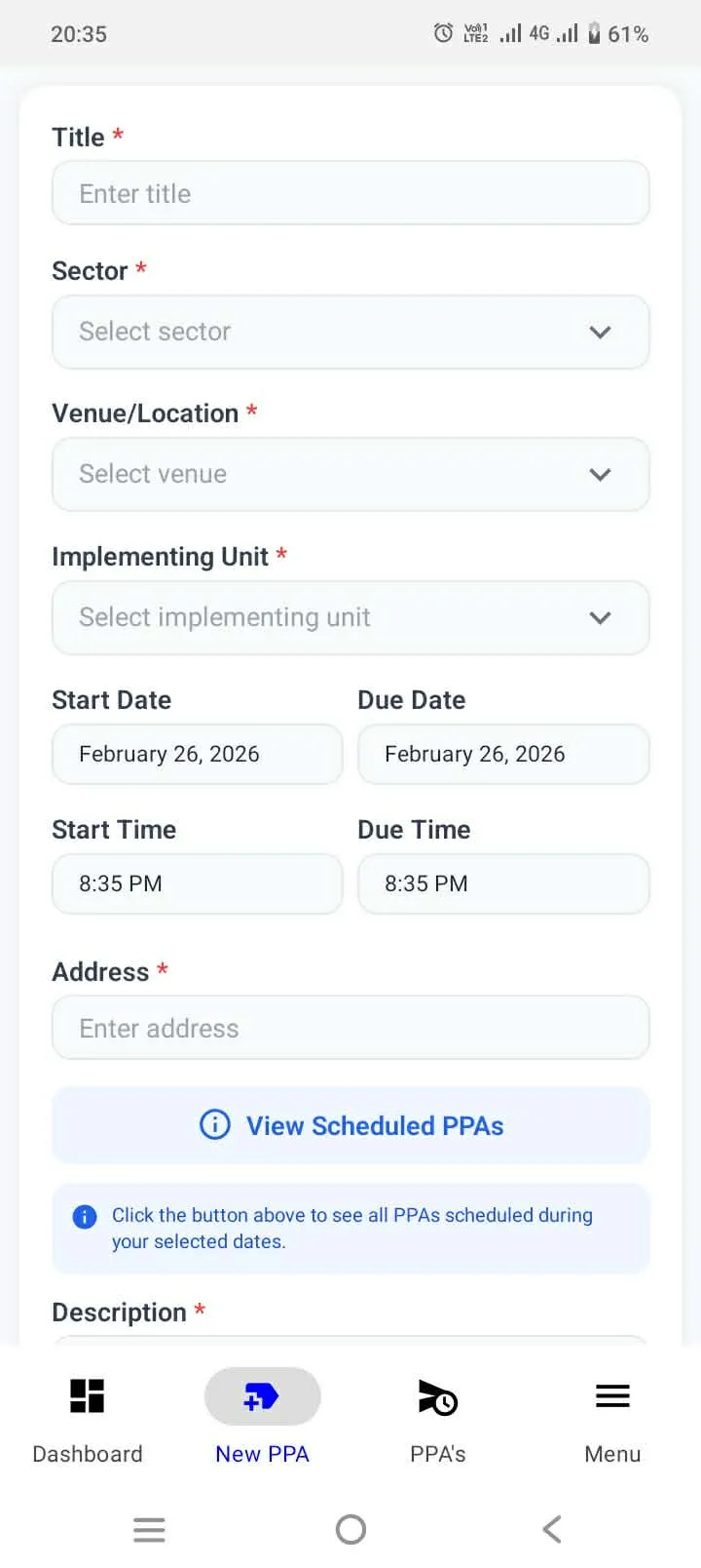 cPrism interface showing how to add new PPA in Carigara